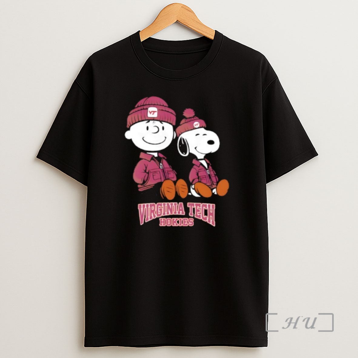 Officials Virginia Tech Hokies X Snoopy And Charlie Brown Shirt Sweatshirt Tee