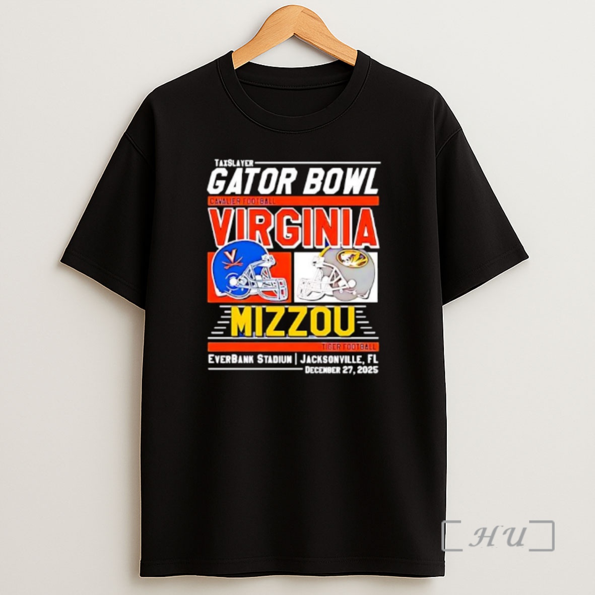 Officials Virginia Vs Missouri Tigers 2025 Taxslayer Gator Bowl 2025 Helmets Ornaments Shirt Sweatshirt Tee