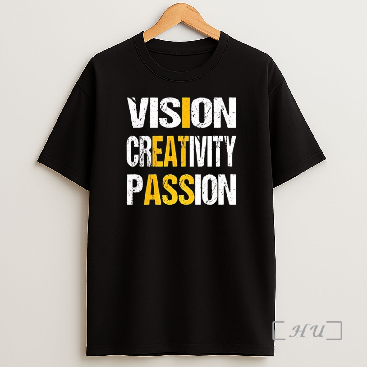 Officials Vision Creativity Passion Letter Shirt Sweatshirt Tee