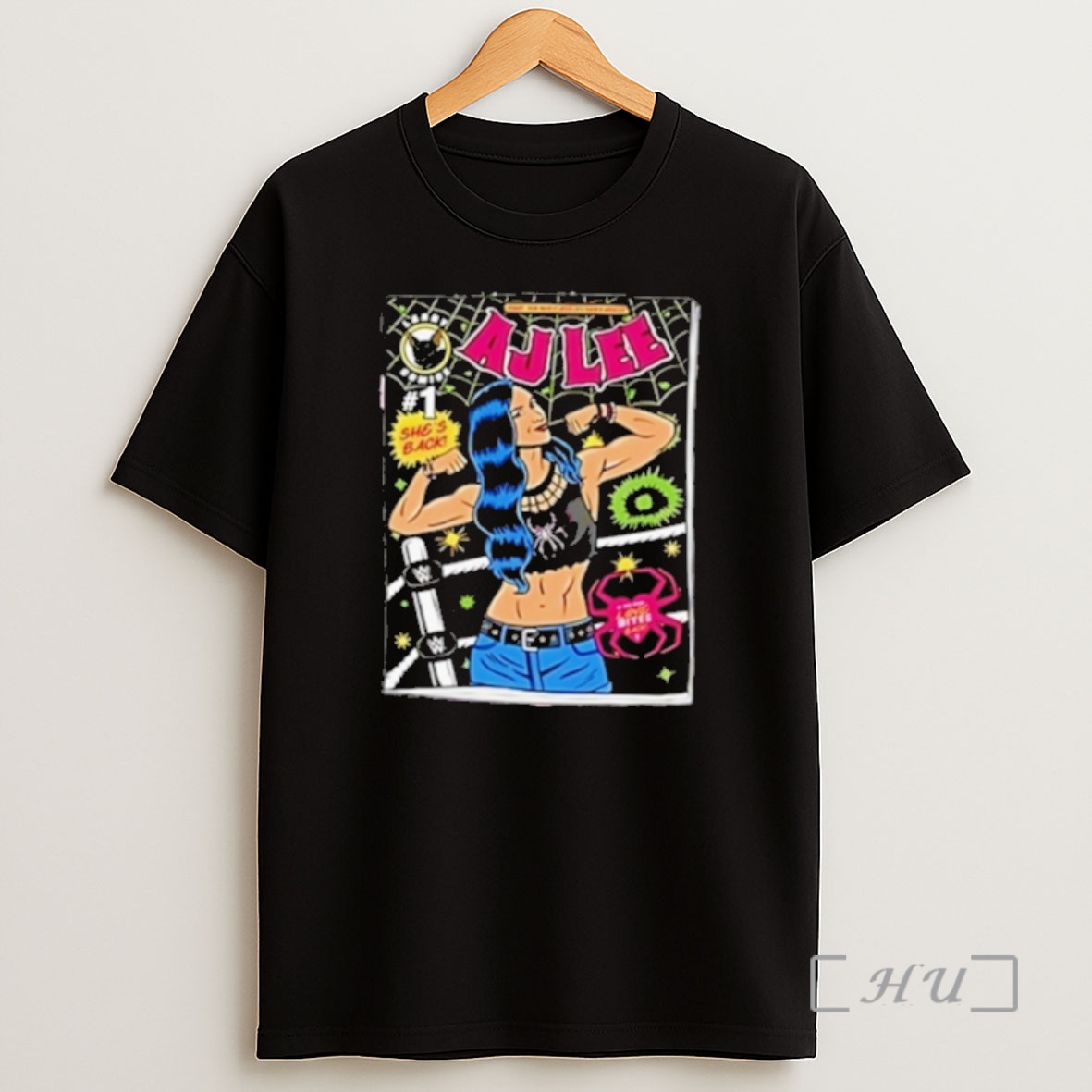 Officials Wwe She Back Comic Aj Lee Premium Shirt Sweatshirt Tee