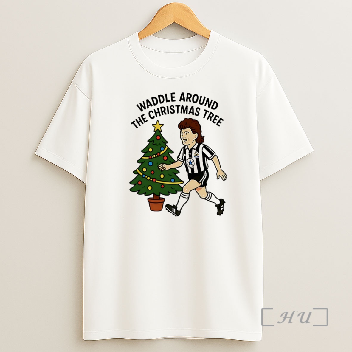 Officials Waddle Around The Christmas Tree Newcastle Christmas Premium Shirt Sweatshirt Tee