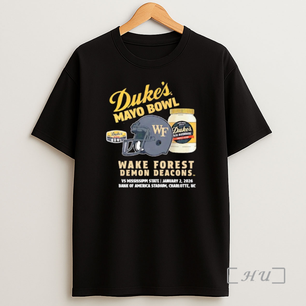 Officials Wake Forest Demon Deacons 2026 Dukes Mayo Bowl Shirt Sweatshirt Tee