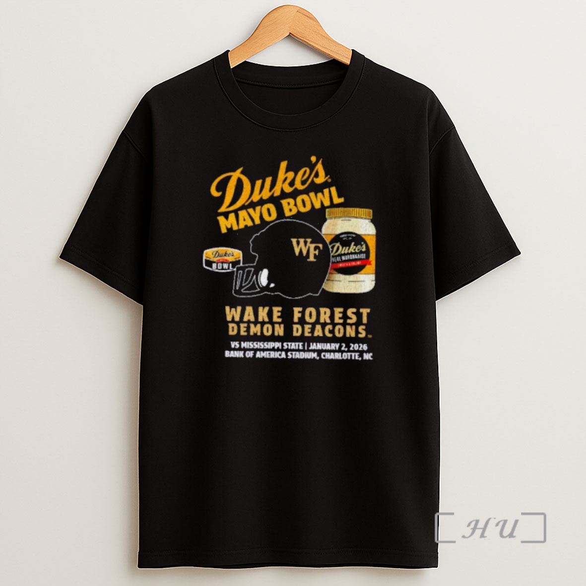Officials Wake Forest Demon Deacons 2026 Dukes Mayo Bowl Helmet Shirt Sweatshirt Tee
