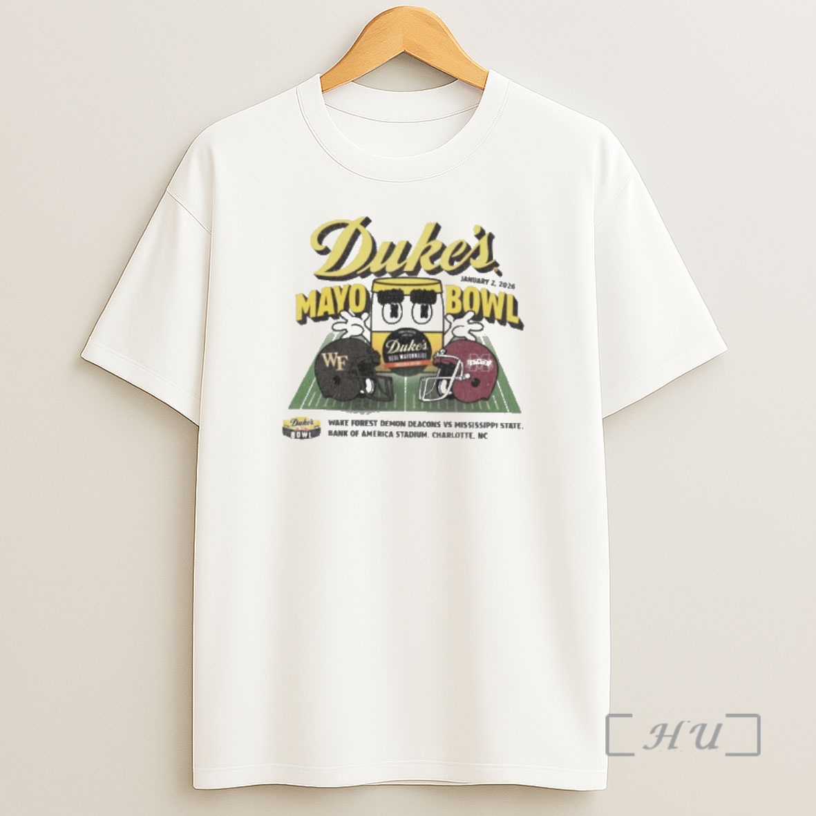 Officials Wake Forest Demon Deacons Vs Mississippi State 2026 Dukes Mayo Bowl Helmet To Helmet Premium Shirt Sweatshirt Tee