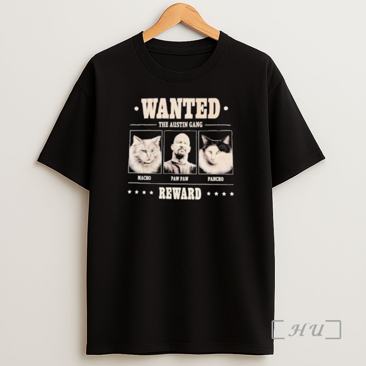 Officials Wanted The Austin Gang Reward Macho Paw Paw Pancho Shirt Sweatshirt Tee