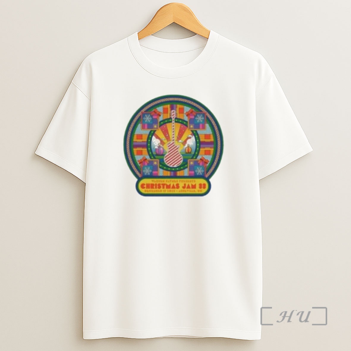 Officials Warren Haynes Christmas Jam 33 Asheville Nc December 13 2025 Circle White Shirt Sweatshirt Tee