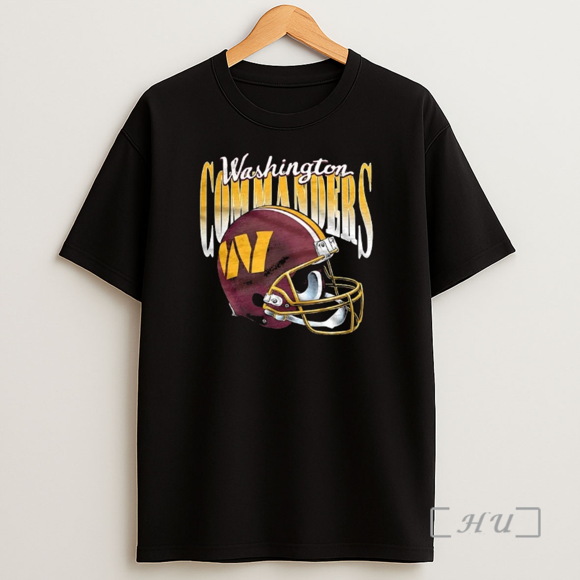 Officials Washington Commanders Nfl Logo Gradient Helmet Football Lover Shirt Sweatshirt Tee