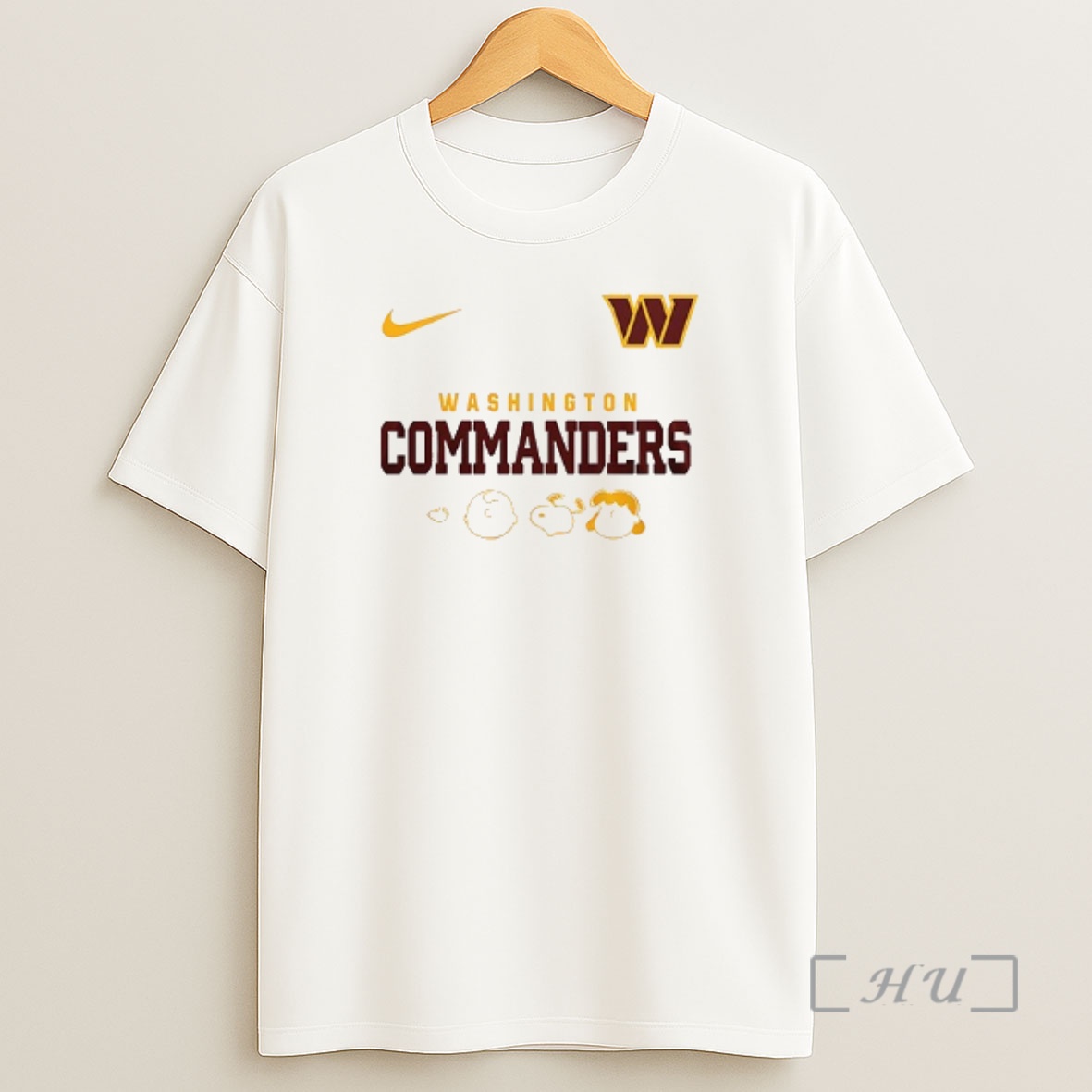 Officials Washington Commanders X Peanuts Abbey Road Cartoon Double Sided Graphic Shirt Sweatshirt Tee