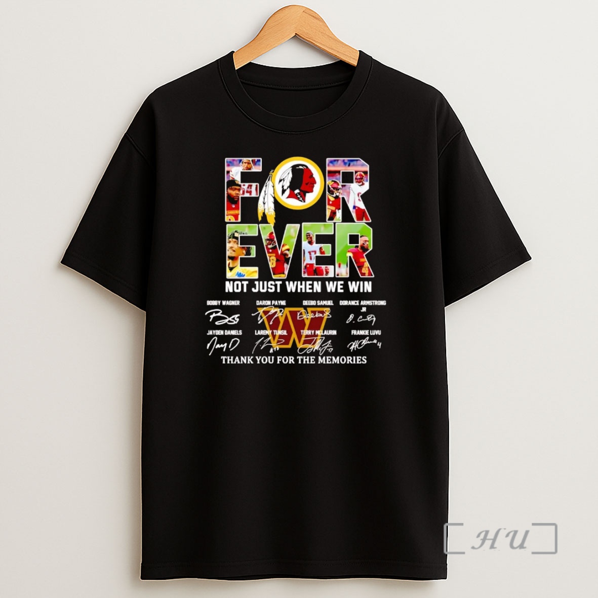 Officials Washington Redskins Forever Not Just When We Win Players Signatures Premium Shirt Sweatshirt Tee