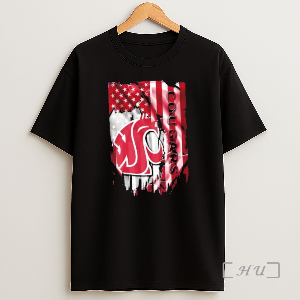 Officials Washington State Cougars Football X American Flag Shirt Sweatshirt Tee