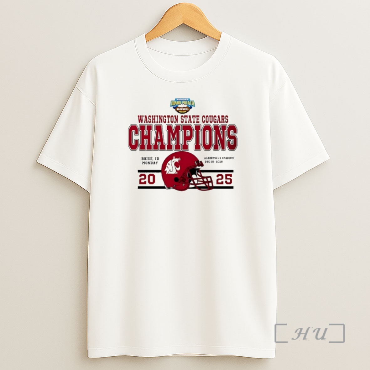 Officials Washington State Cougars Potato Bowl Champions 2025 Shirt Sweatshirt Tee