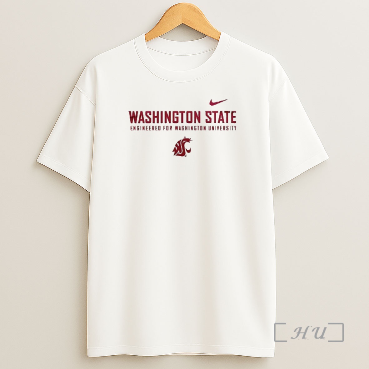 Officials Washington State Cougars Engineered For Washington University Double Sided Graphic Shirt Sweatshirt Tee