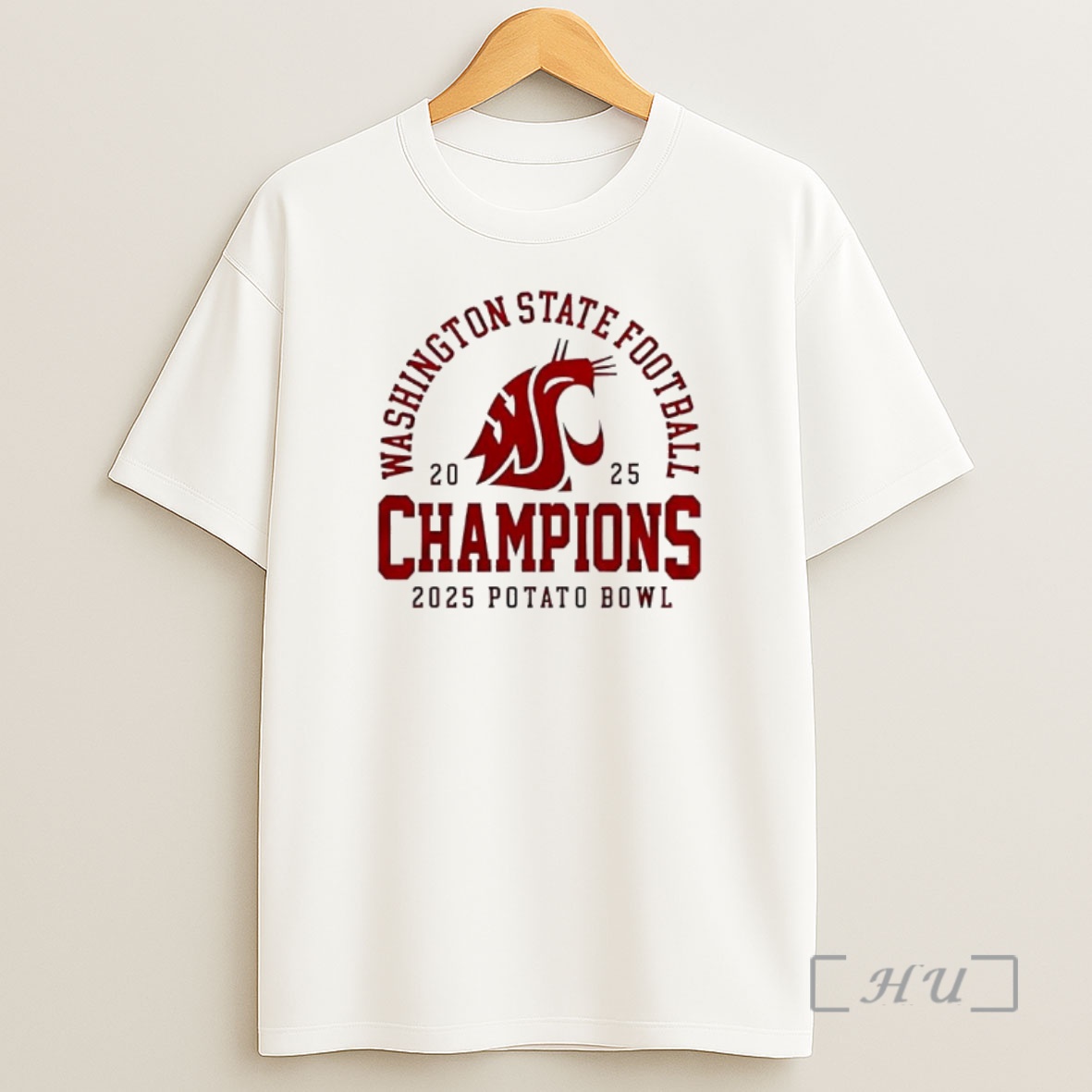 Officials Washington State Football 2025 Potato Bowl Champions Shirt Sweatshirt Tee