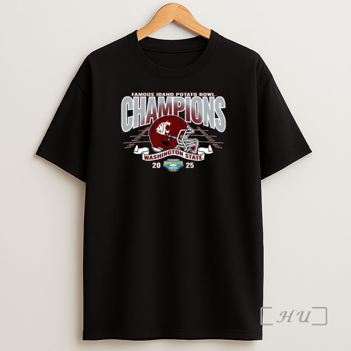 Officials Washington State University Cougars Football 2025 Potato Bowl Champions Shirt Sweatshirt Tee