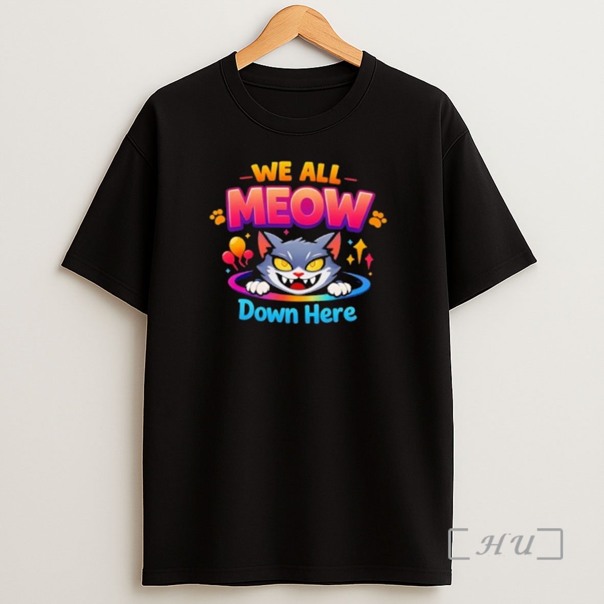 Officials We All Meow Down Here Pride Cute Shirt Sweatshirt Tee