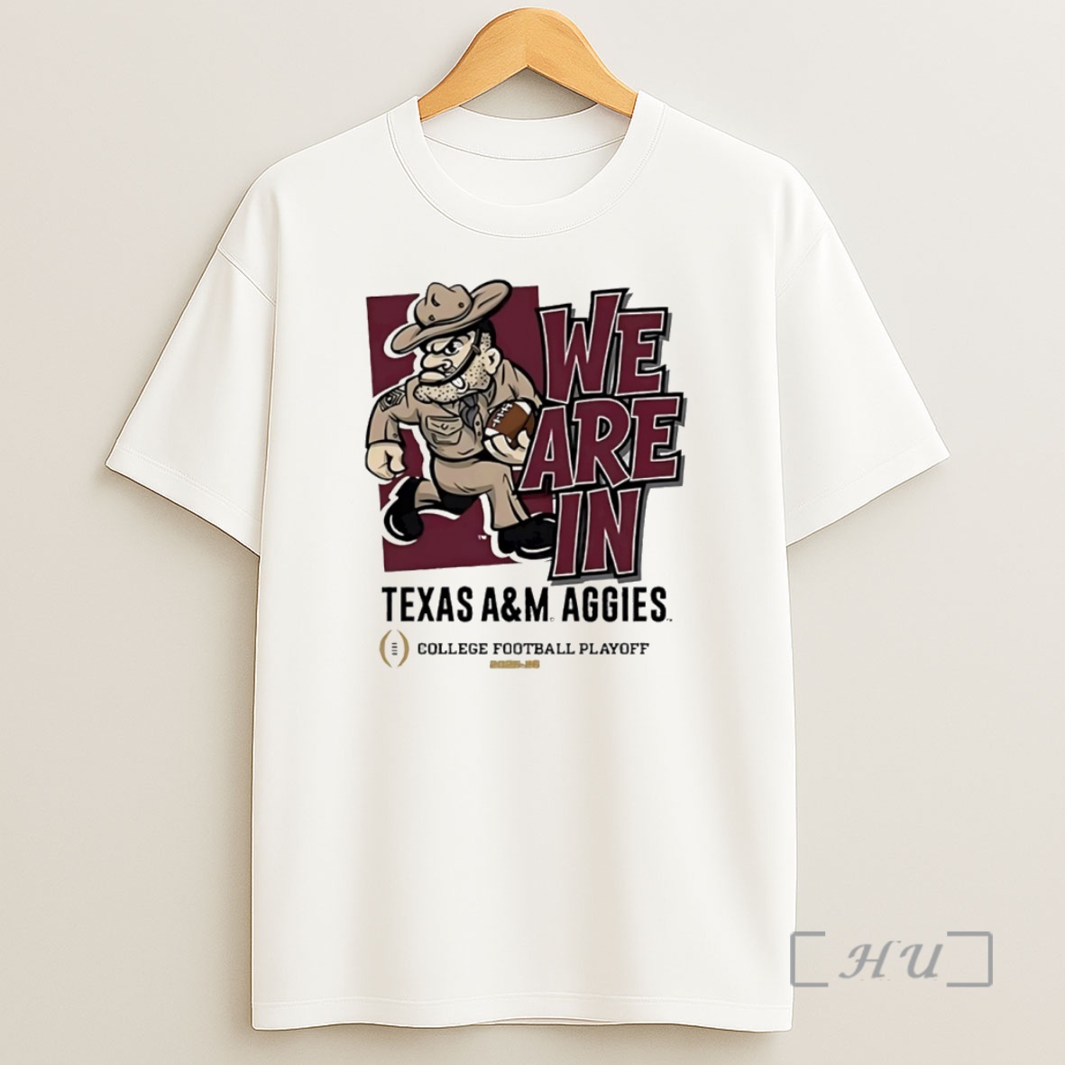 Officials We Are In Texas A And M Aggies 2025 2026 Cfp Bound Mascot Circle Shirt Sweatshirt Tee