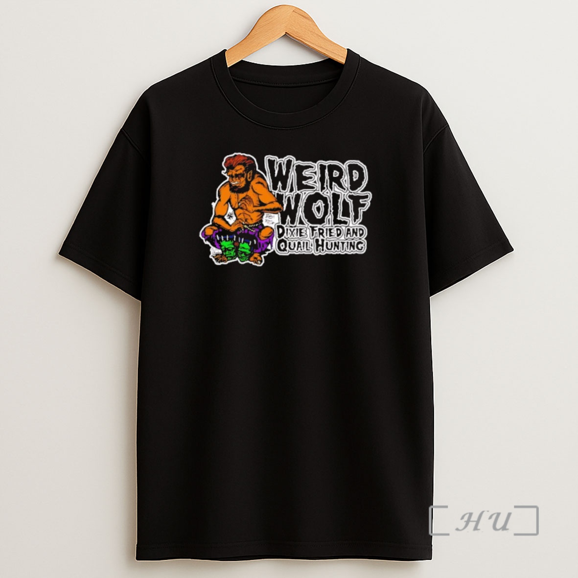 Officials Weird Wolf Dixie Fried And Quail Hunting Goat Cartoon Premium Shirt Sweatshirt Tee