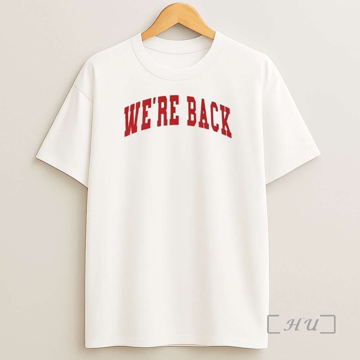 Officials Were Back Red Letter Premium Shirt Sweatshirt Tee
