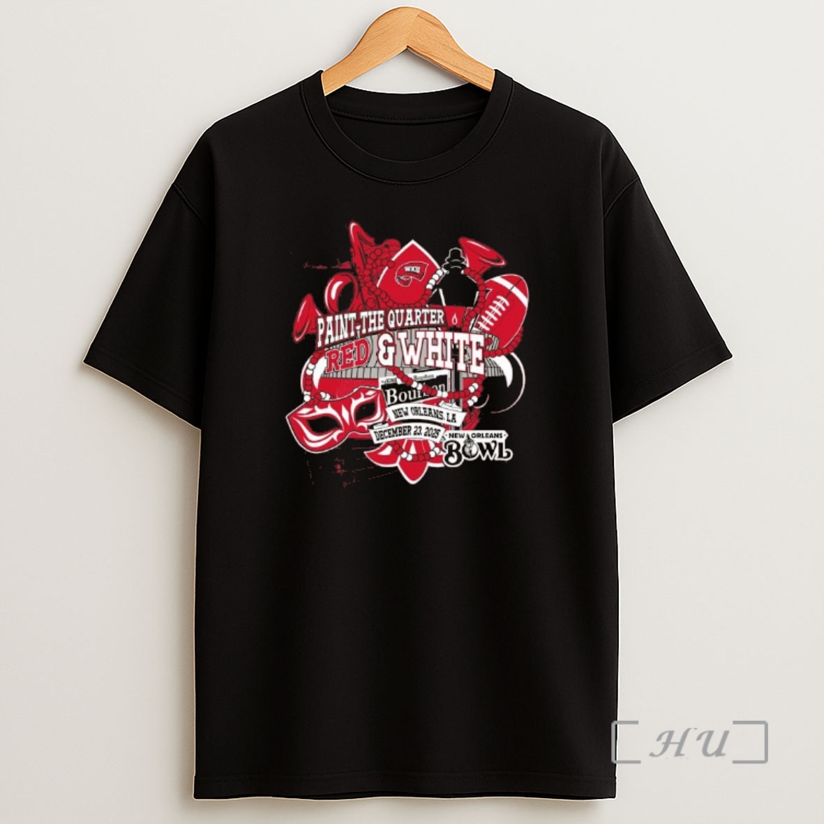 Officials Western Kentucky Hilltoppers 2025 New Orleans Bowl Paint The Quarter Shirt Sweatshirt Tee