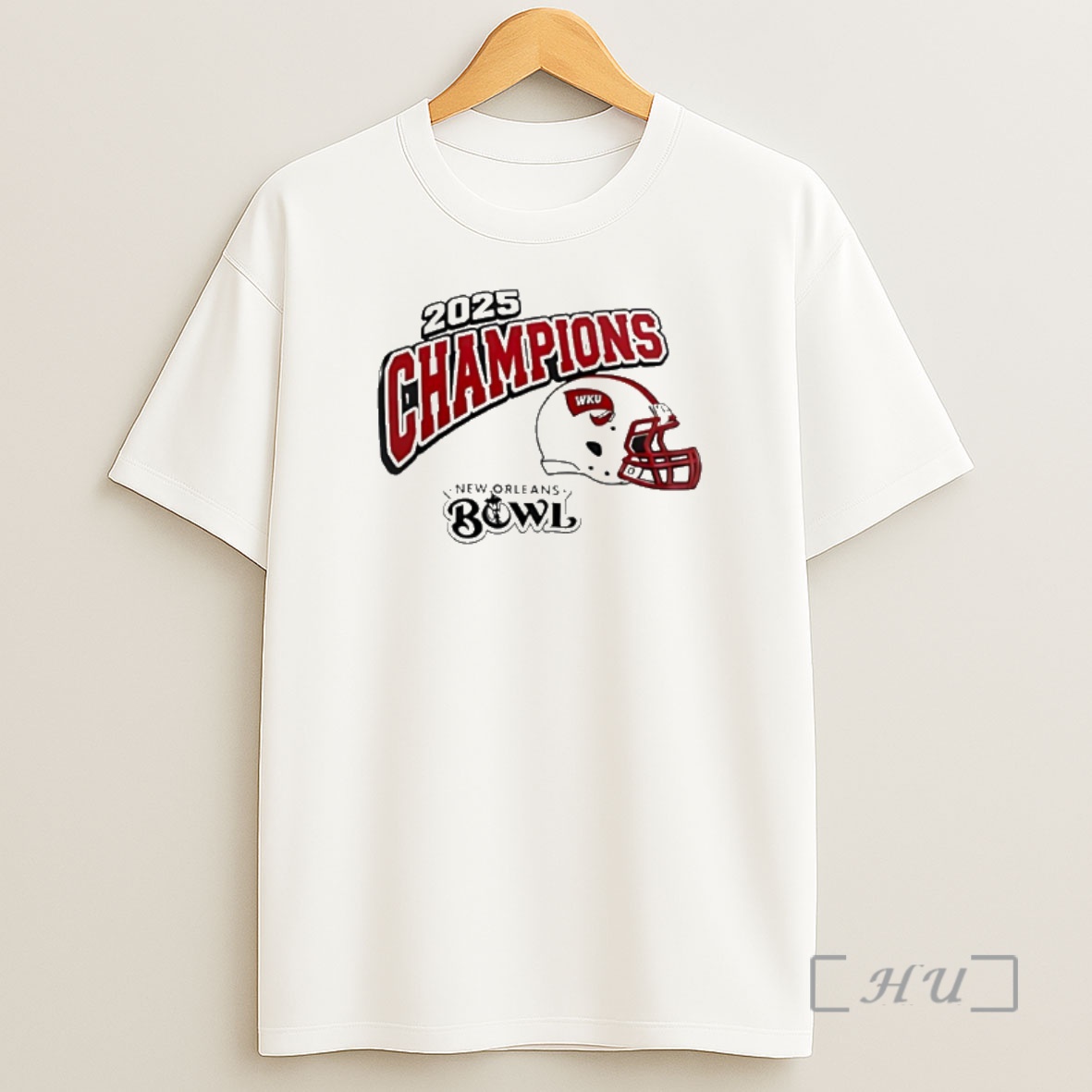 Officials Western Kentucky Hilltoppers New Orleans Bowl 2025 Champions Helmet Shirt Sweatshirt Tee
