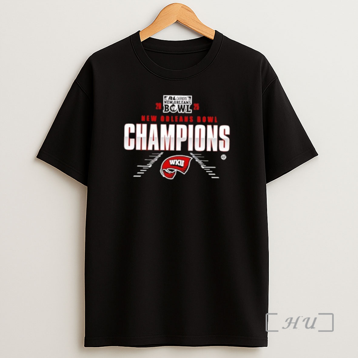Officials Western Kentucky Hilltoppers New Orleans Bowl Champions 2025 Locker Room Shirt Sweatshirt Tee