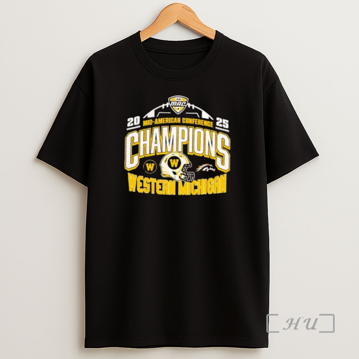 Officials Western Michigan Broncos 2025 Mid American Conference Football Champions Premium Shirt Sweatshirt Tee