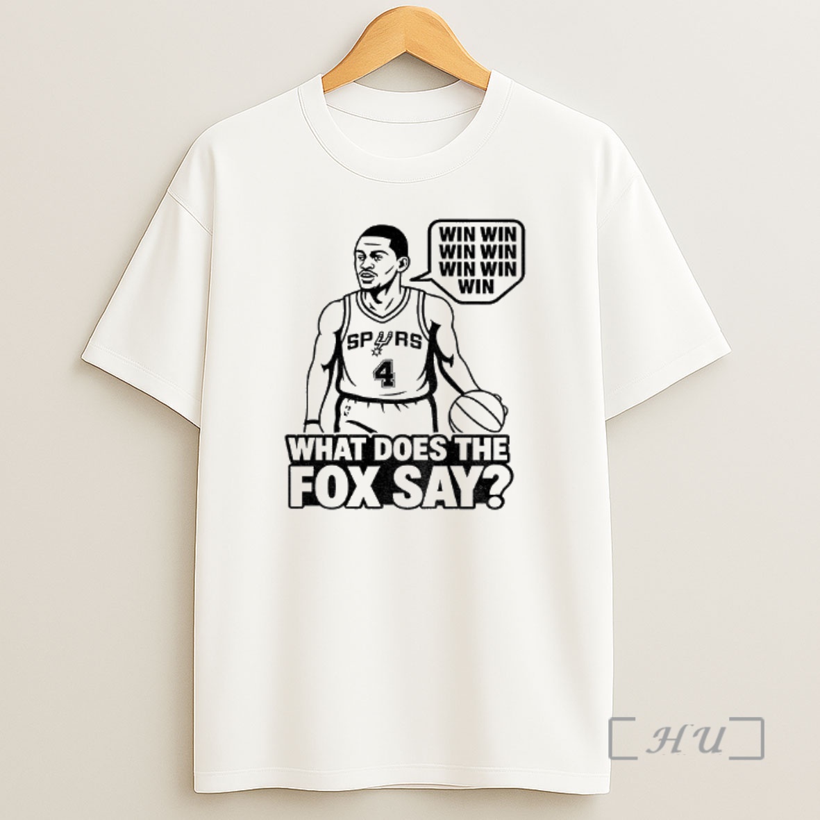 Officials What Does The Fox Say Win Win Win Deaaron Fox San Antonio Spurs Basketball Shirt Sweatshirt Tee