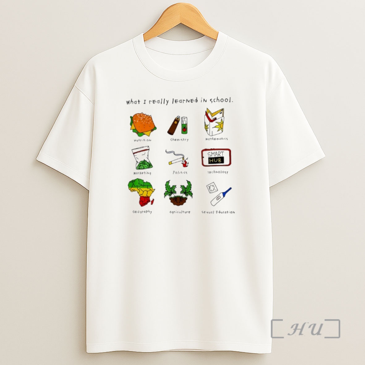 Officials What I Really Learned In School Nutrition Chemistry Mathematics Shirt Sweatshirt Tee