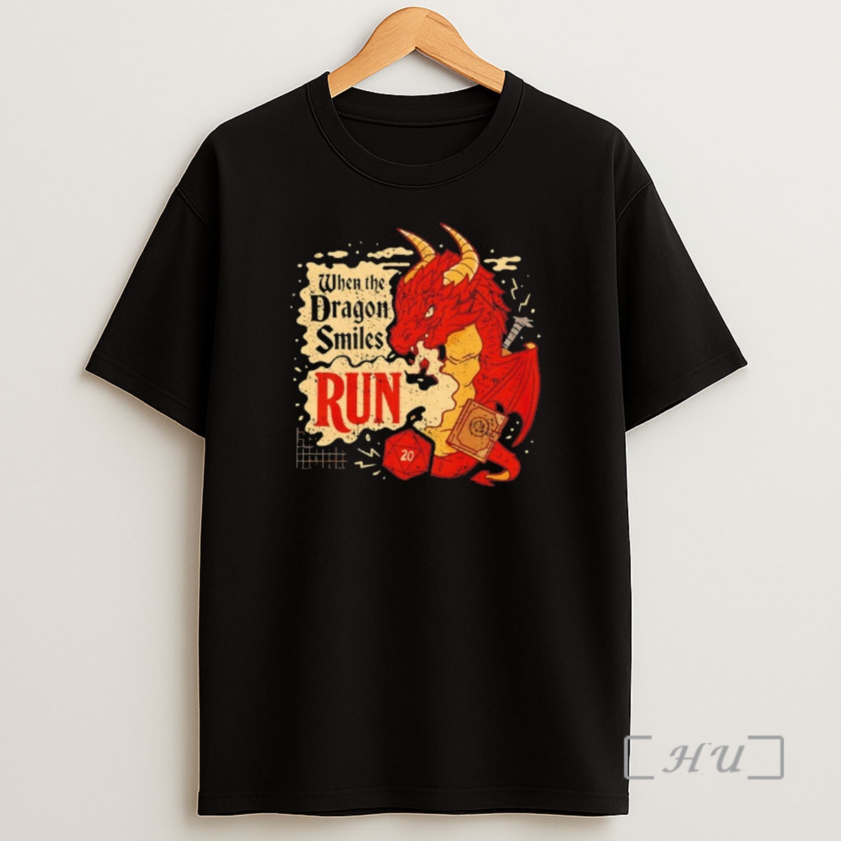 Officials When The Dragon Smiles Run D20 Shirt Sweatshirt Tee