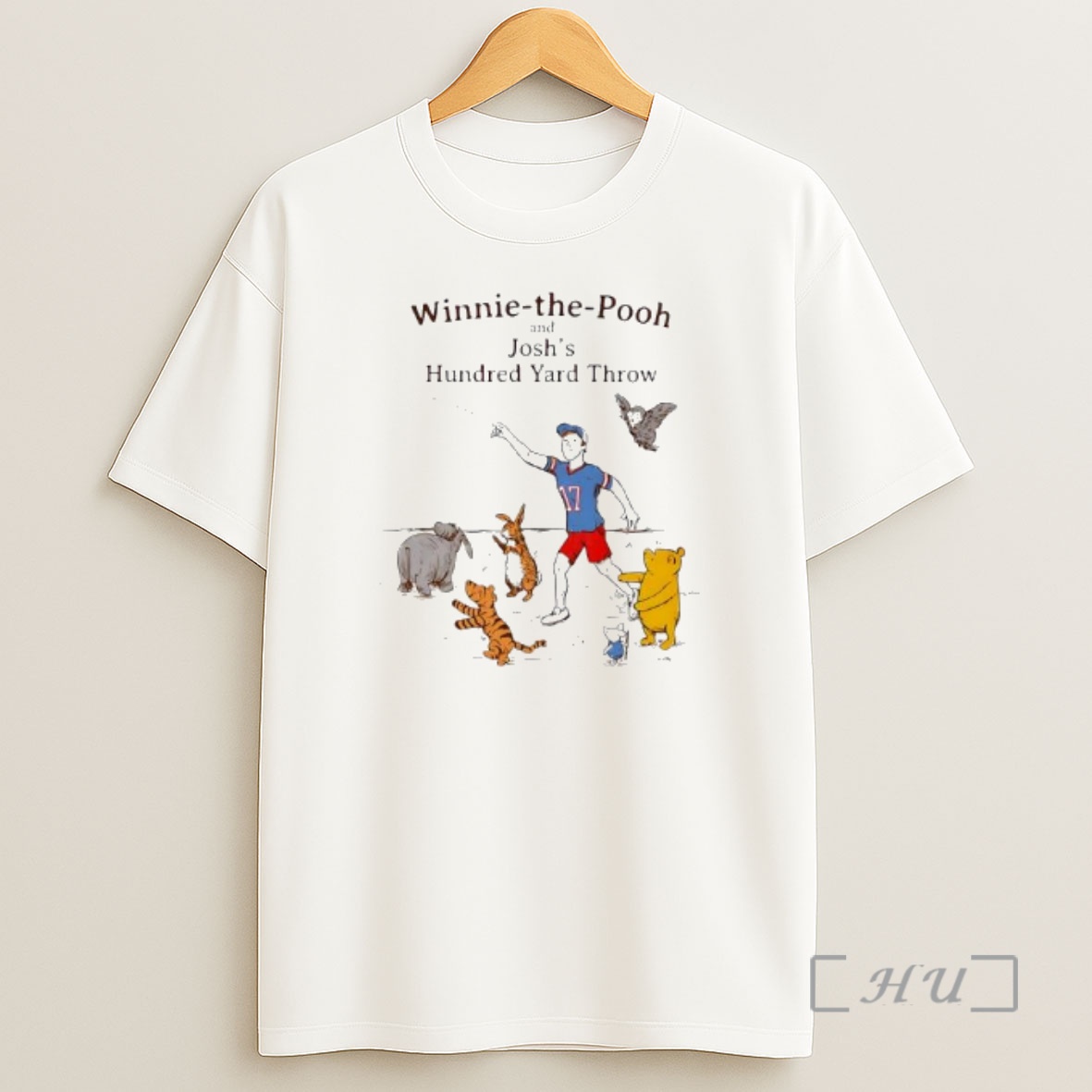 Officials Winnie The Pooh And Joshs The Hundred Yard Throw Shirt Sweatshirt Tee