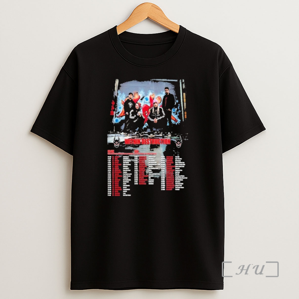 Officials Within Destruction Eu Uk Usa Tour 2026 Shirt Sweatshirt Tee