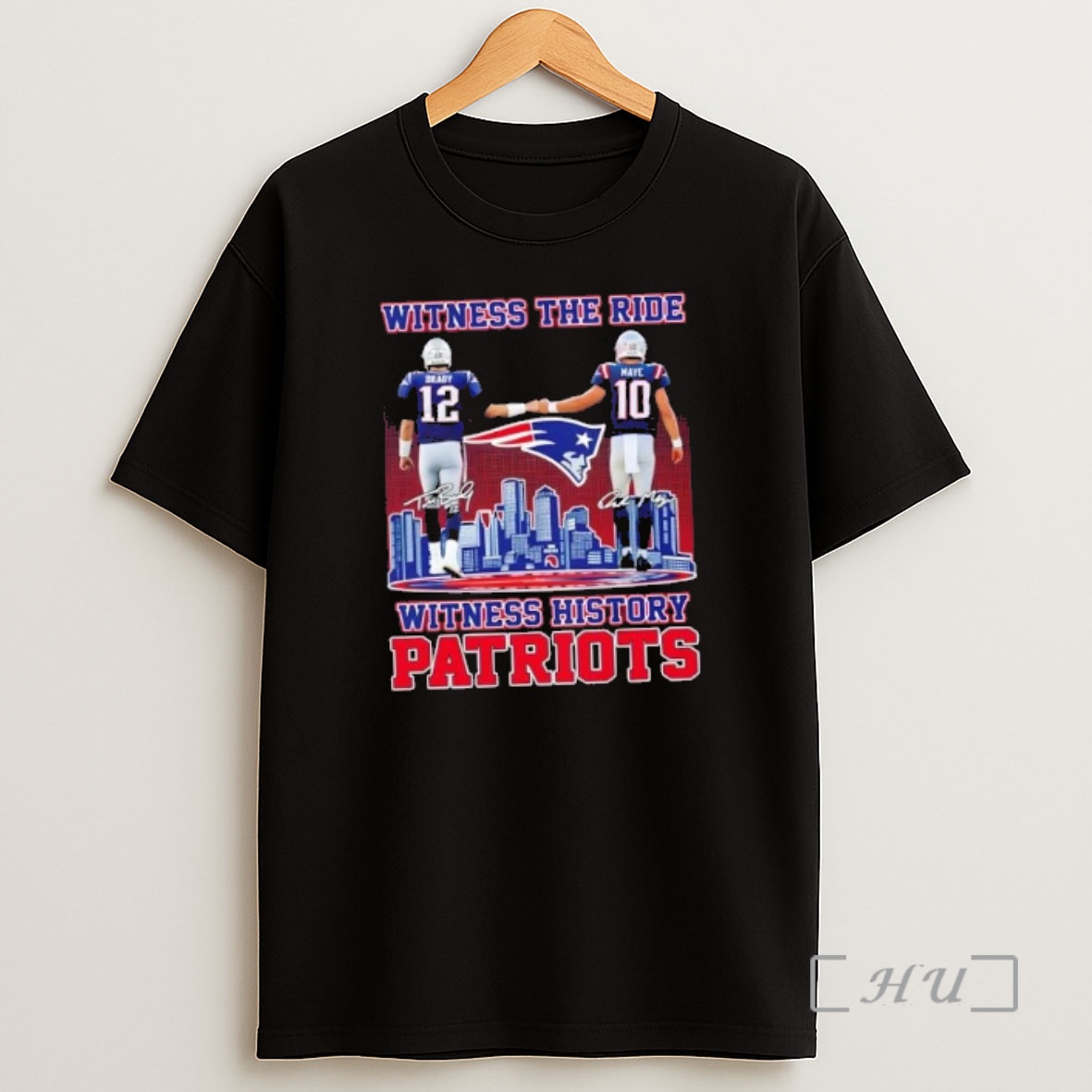 Officials Witness The Ride Witness History New England Patriots Brady X Maye Skyline Shirt Sweatshirt Tee