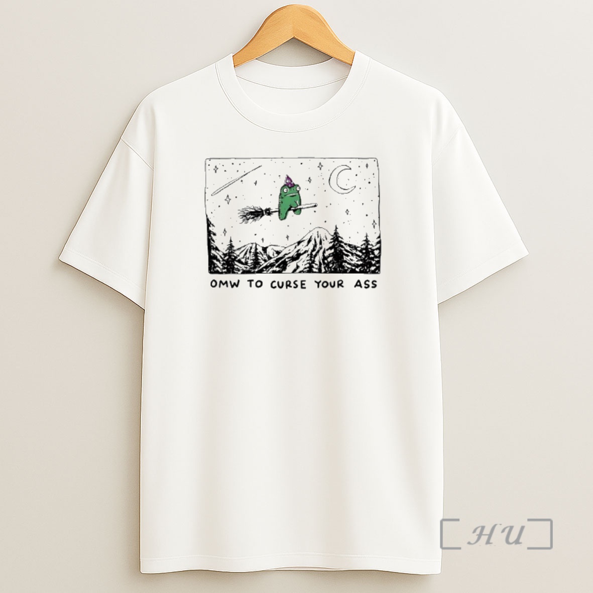 Officials Wizard Frogs Omw To Curse Your Ass Premium Shirt Sweatshirt Tee