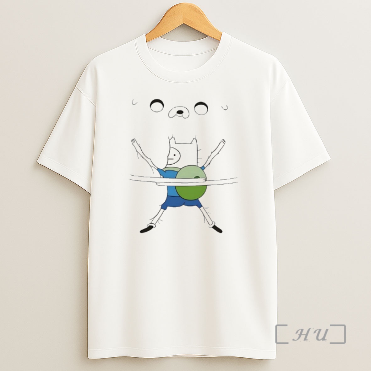 Officials Woman Wearing Adventure Time Bro Hug Shirt Sweatshirt Tee