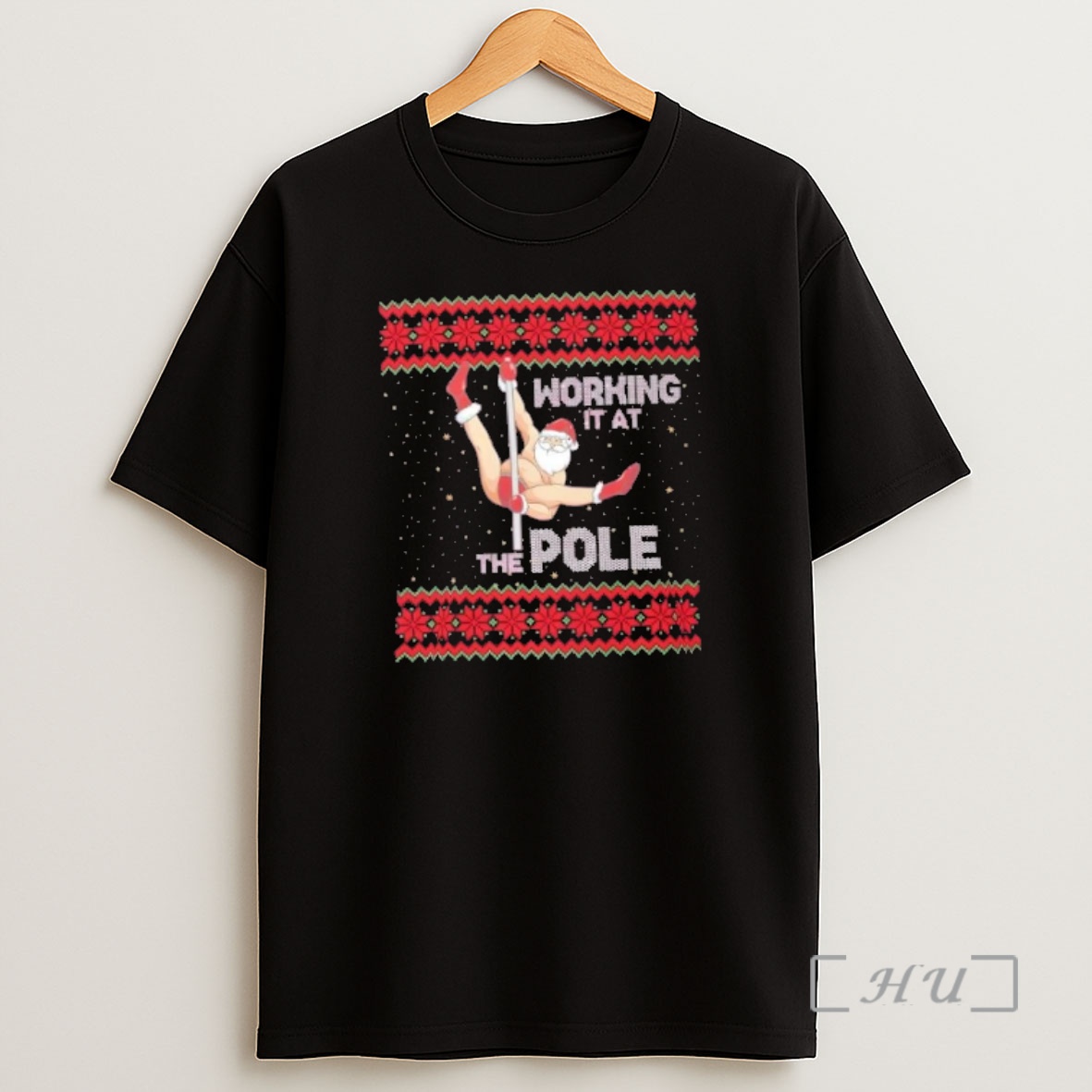 Officials Working The Pole Funny Adult Christmas Shirt Sweatshirt Tee