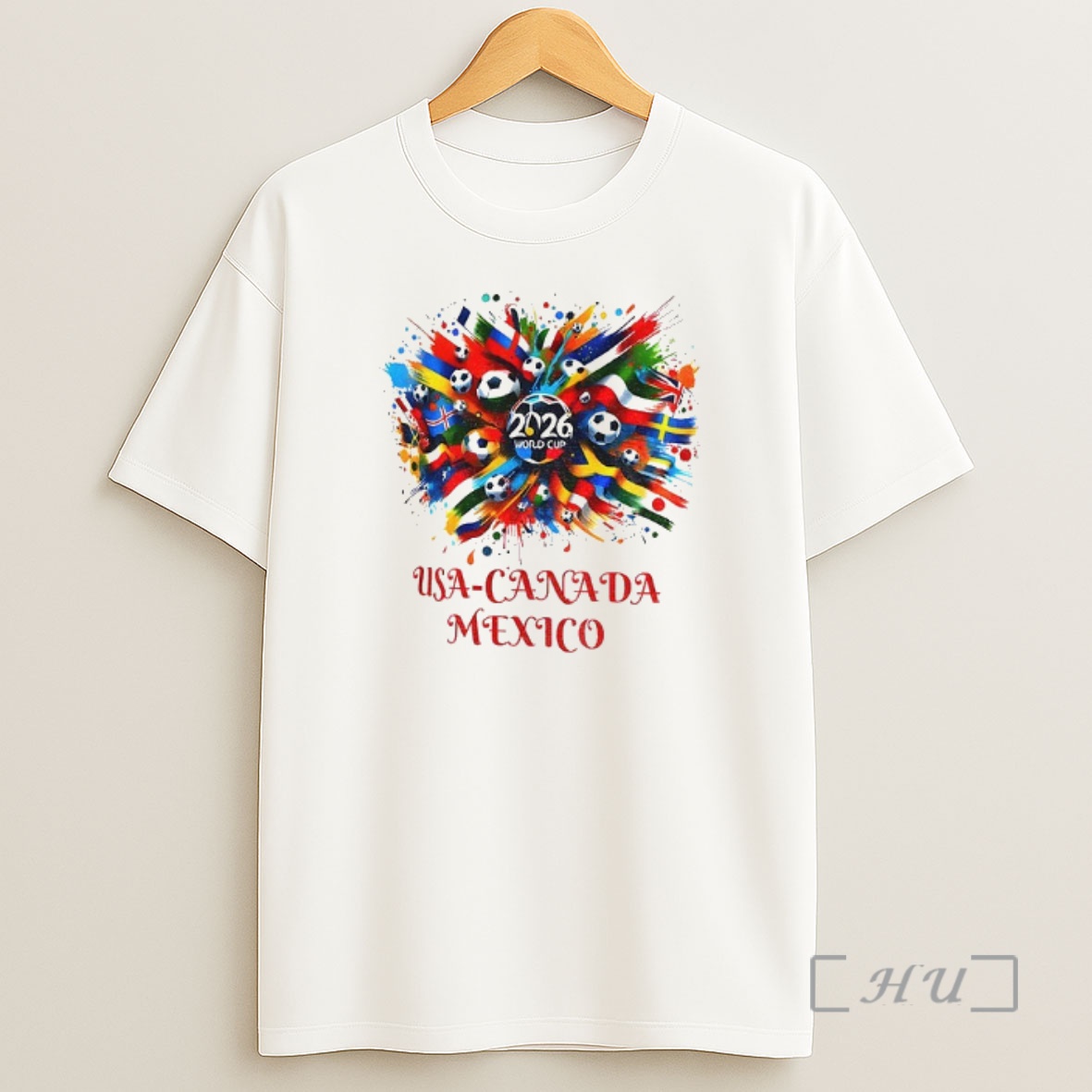 Officials World Cup 2026 Usa Canada Mexico Soccer Flags Graphic Premium Shirt Sweatshirt Tee