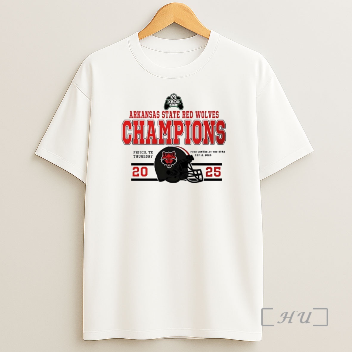 Officials Xbox Bowl Champions 2025 Arkansas State Red Wolves Shirt Sweatshirt Tee