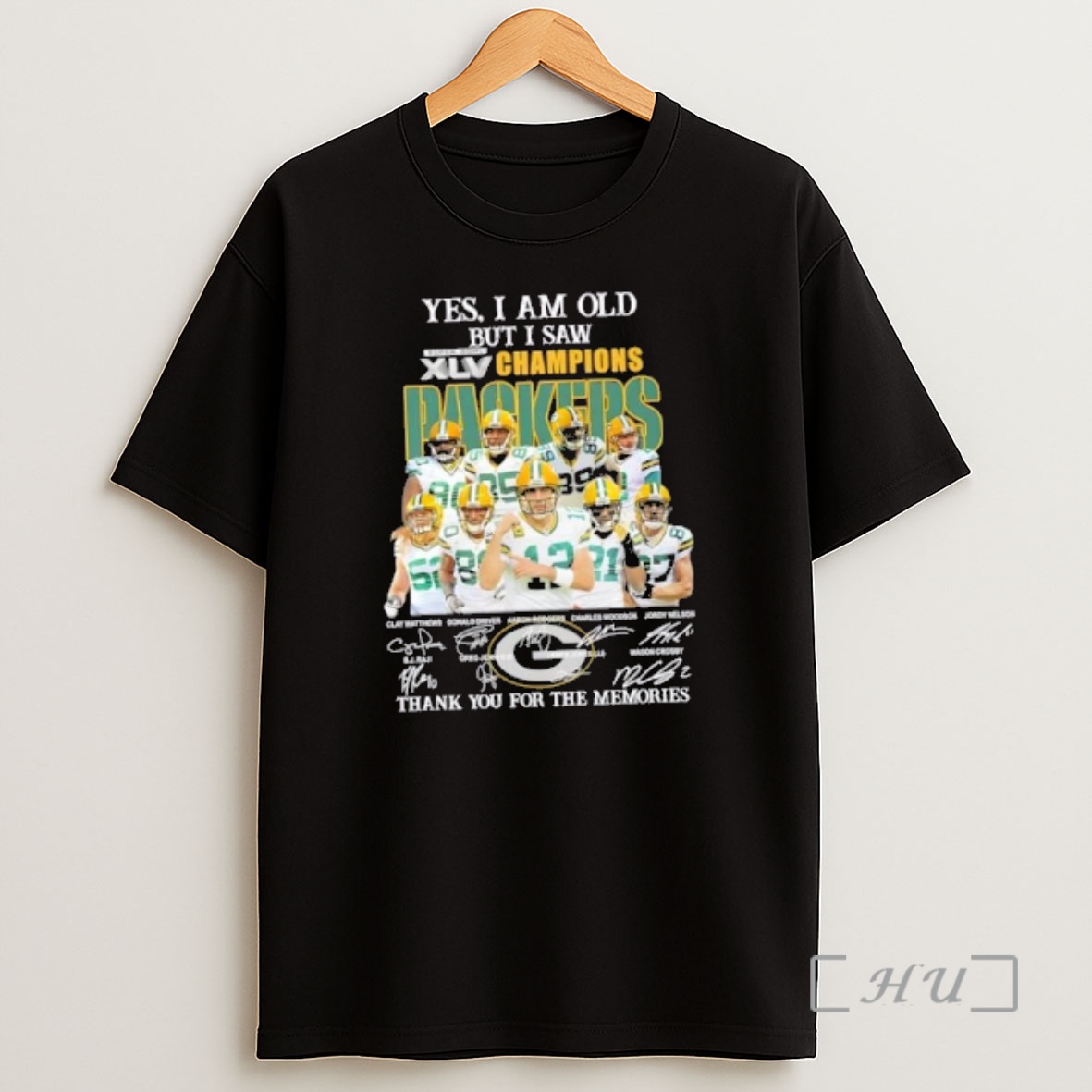 Officials Yes I Am Old But I Saw Champions Green Bay Packers Clay Matthews And Legends Thank You For The Memories Signatures Shirt Sweatshirt Tee