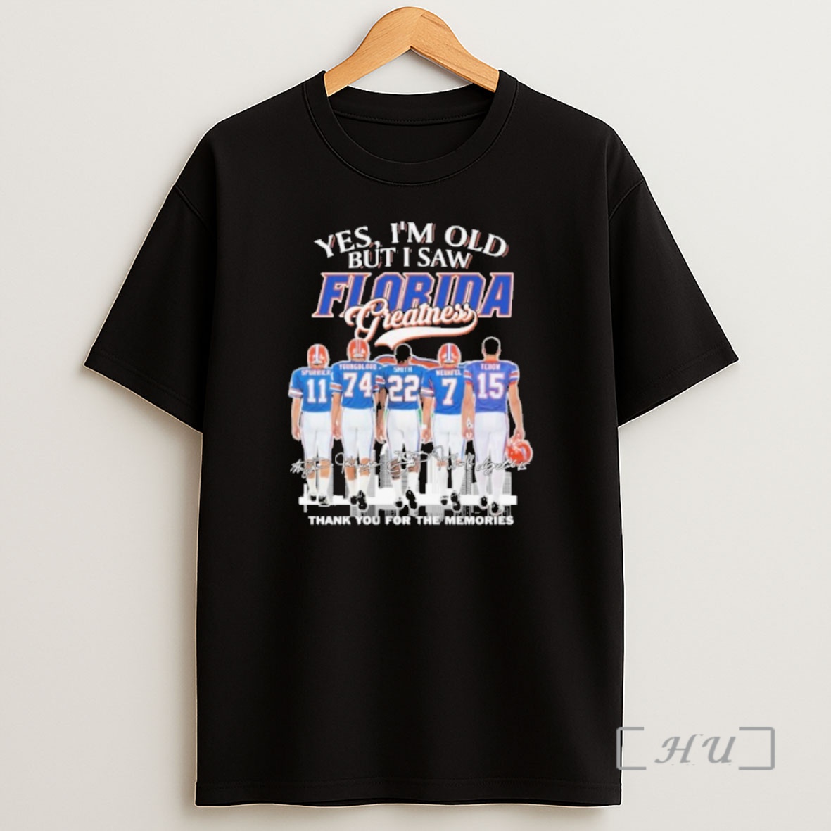 Officials Yes Im Old But I Saw Florida Greatness Team Player Signature Shirt Sweatshirt Tee