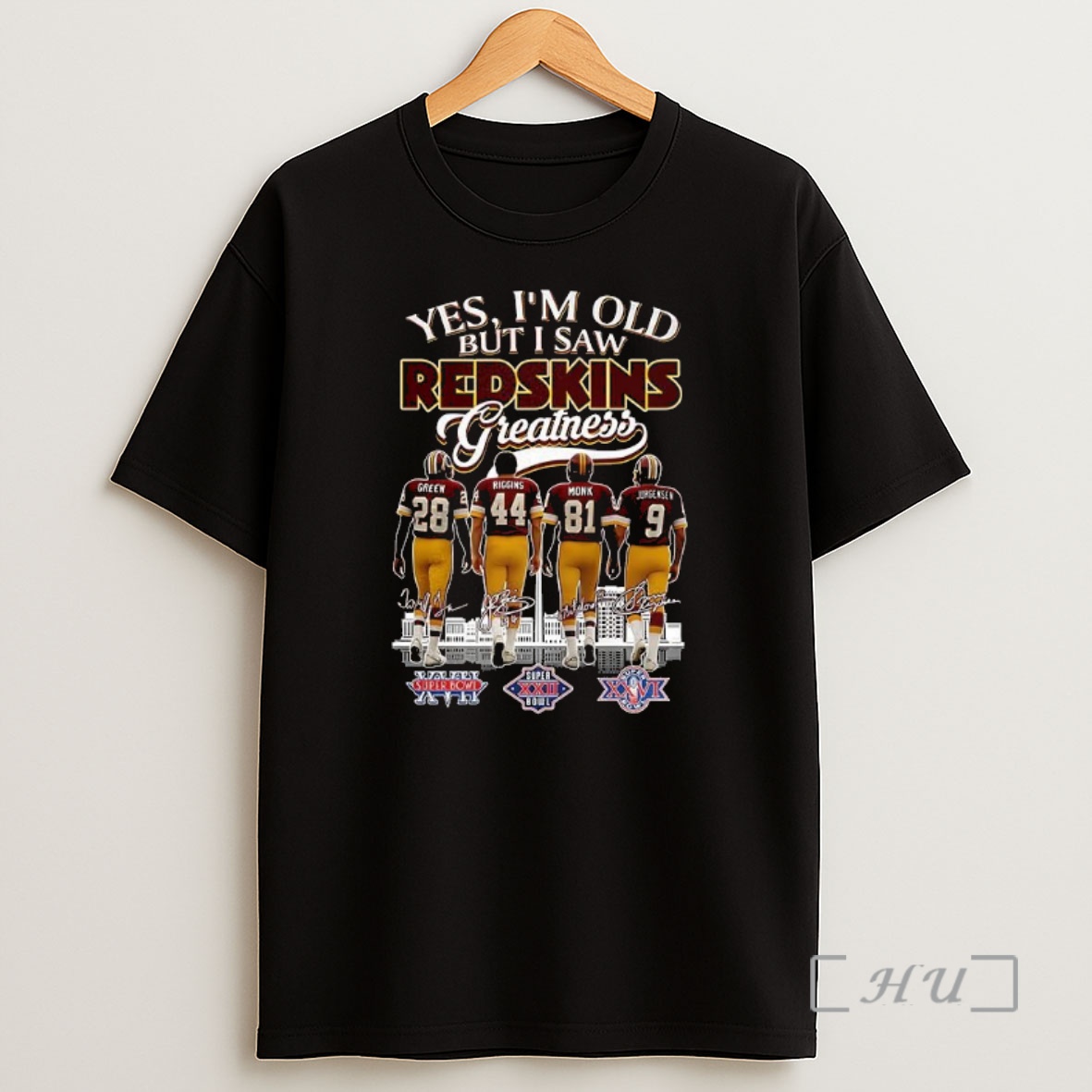 Officials Yes Im Old But I Saw Redskins Greatness City Skyline Signature Premium Shirt Sweatshirt Tee