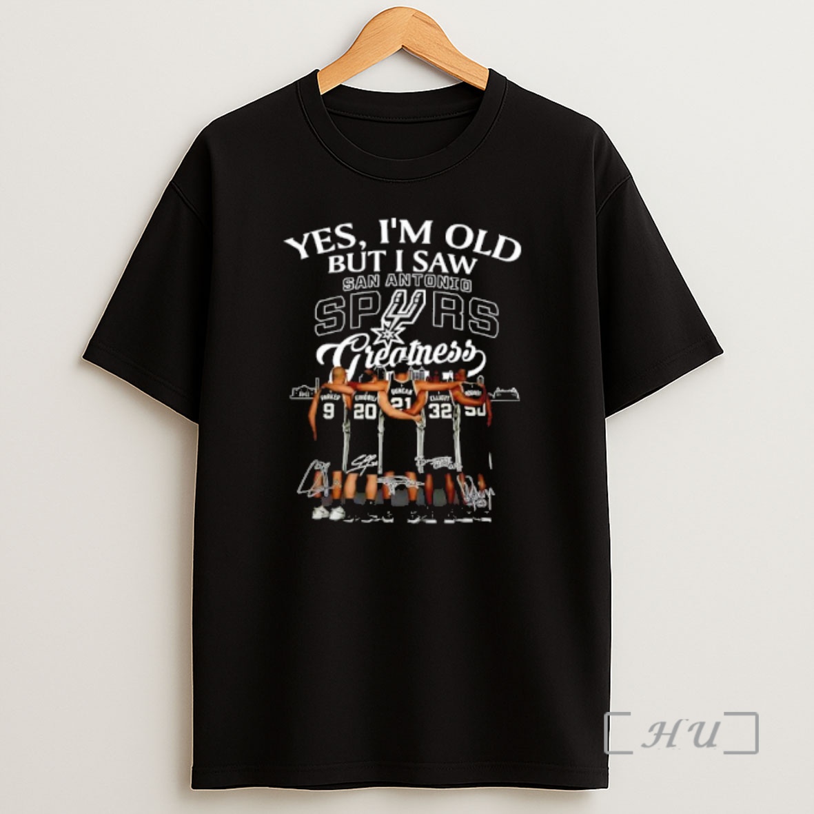 Officials Yes Im Old But I Saw San Antonio Spurs Greatness Signatures Shirt Sweatshirt Tee