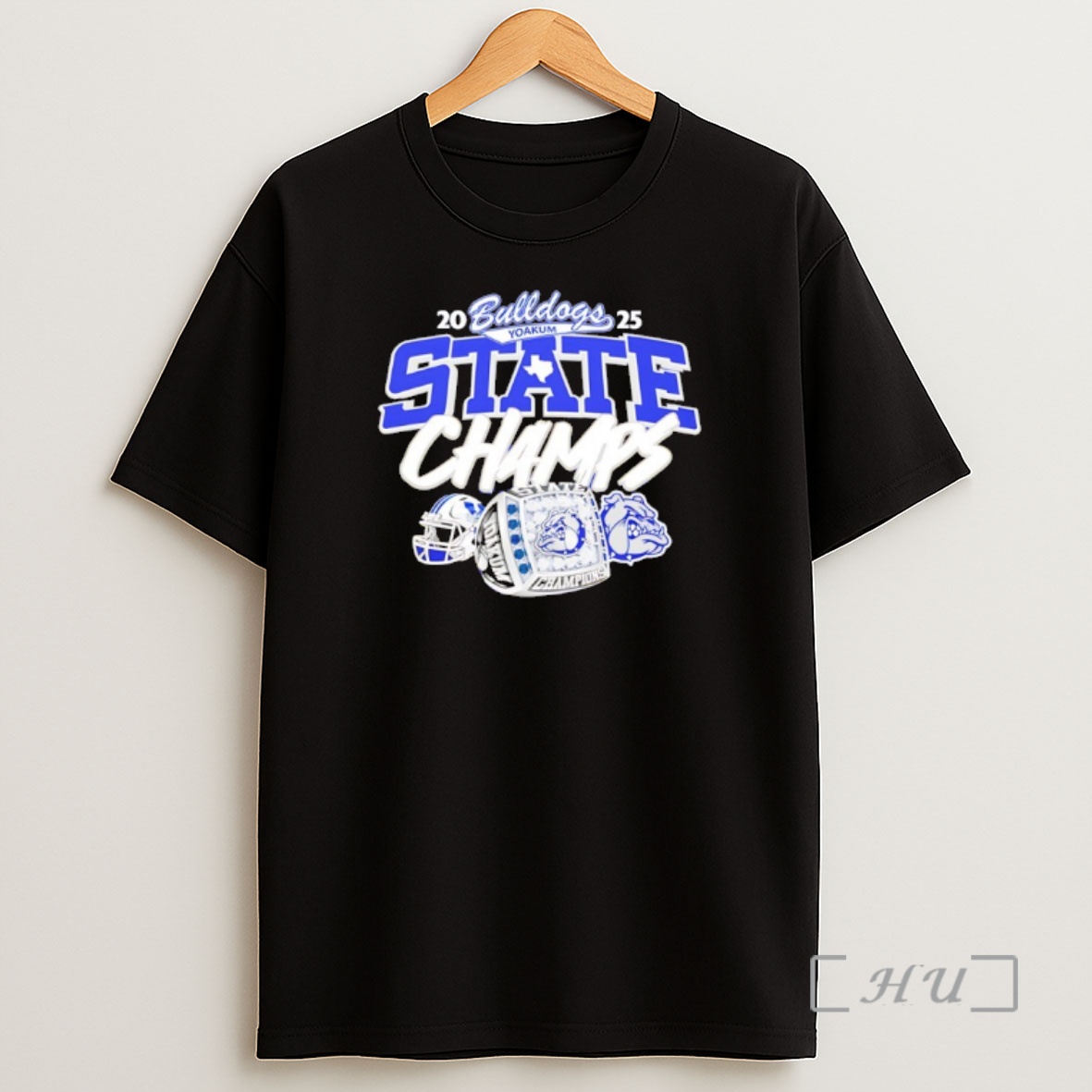 Officials Yoakum State Bulldogs 2025 State Champions Ring Shirt Sweatshirt Tee