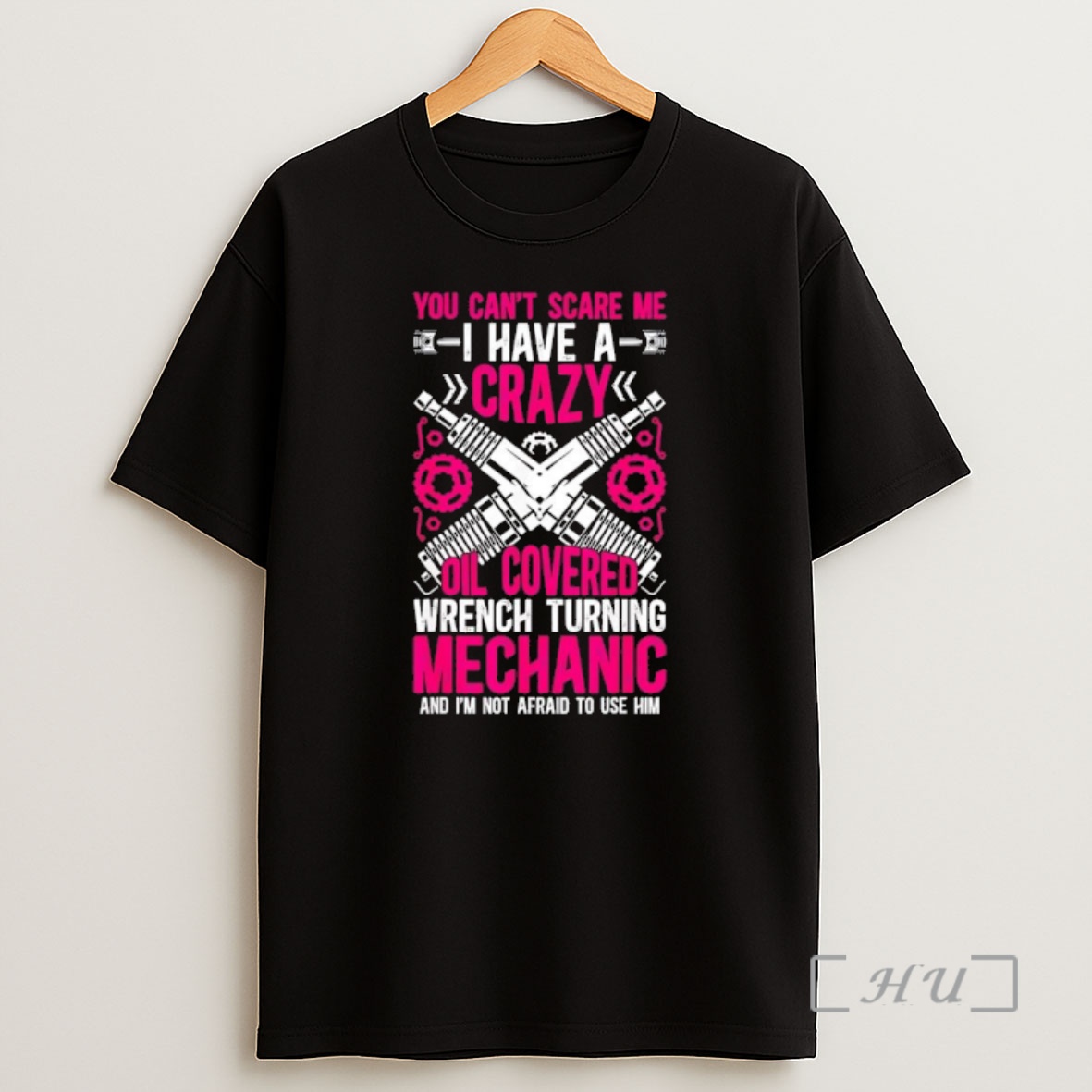 Officials You Cant Scare Me I Have A Crazy Soil Covered Wrench Turning Mechanic Spark Plug Shirt Sweatshirt Tee