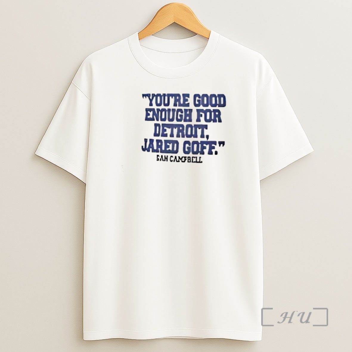 Officials Youre Good Enough For Detroit Jared Goff Dan Campbell Shirt Sweatshirt Tee