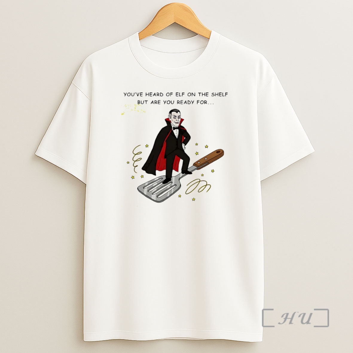 Officials Youve Heard Of Elf On The Shelf But Are You Ready For Dracula On A Spatula Circle Premium Shirt Sweatshirt Tee