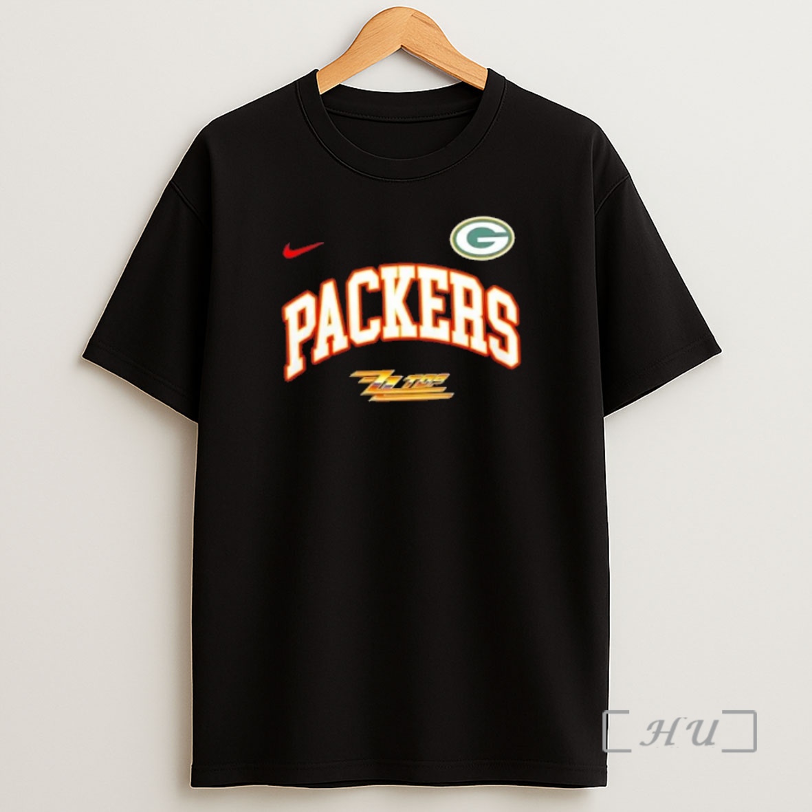 Officials Zz Top The Big One Go Green Bay Packers Football 2 Sided Shirt Sweatshirt Tee