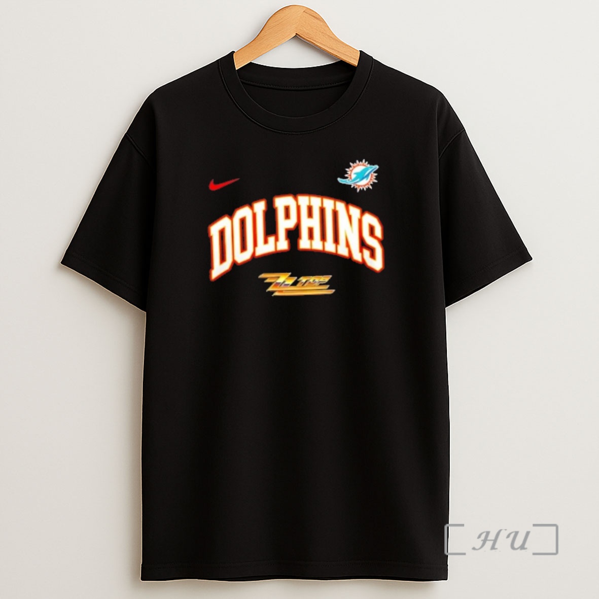 Officials Zz Top The Big One Go Miami Dolphins Football 2 Sided Shirt Sweatshirt Tee