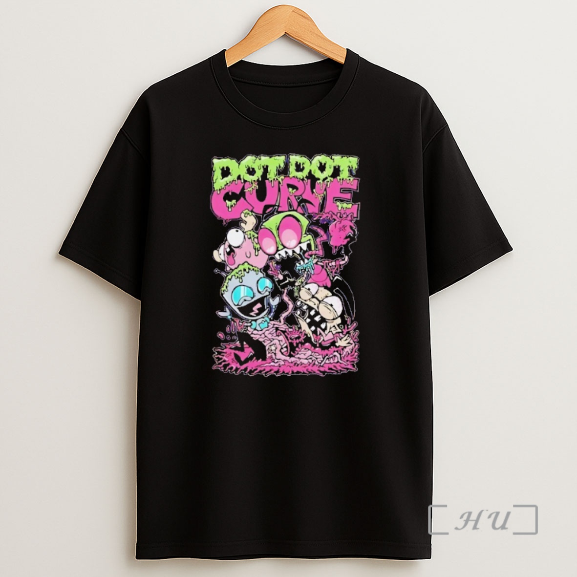 Officials Zim Gir Dib And Gaz Dot Dot Curve Invader Zim Premium Shirt Sweatshirt Tee