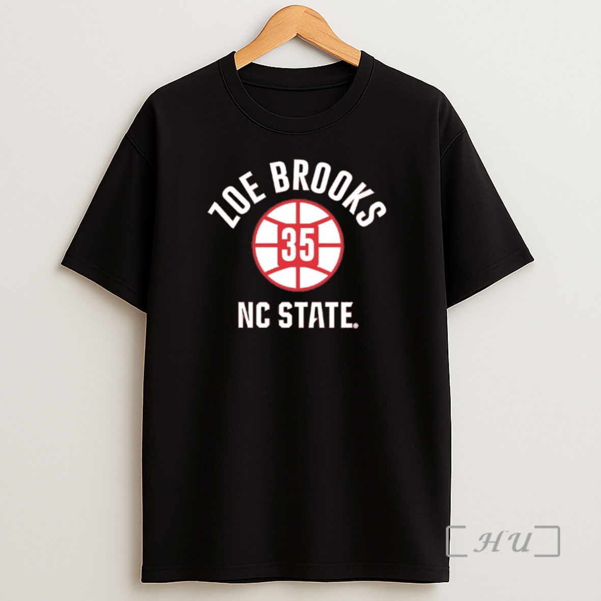 Officials Zoe Brooks 35 Nc State Basketball Name Number Ball Premium Shirt Sweatshirt Tee
