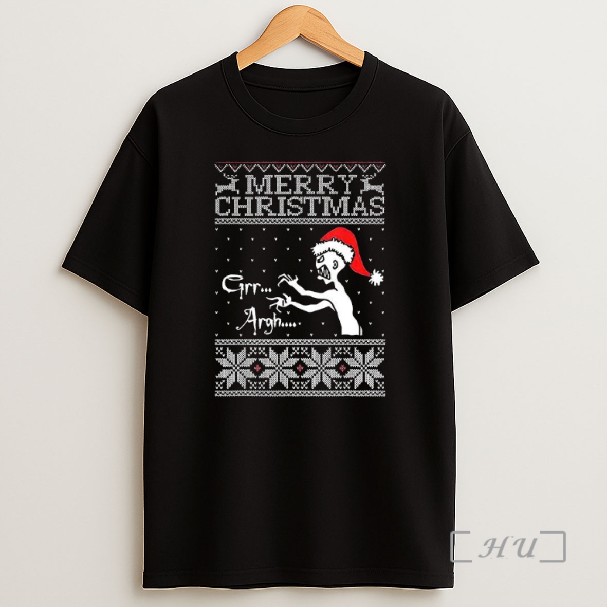 Officials Zombie Santa Grr Argh Merry Christmas Ugly Xmas Shirt Sweatshirt Tee